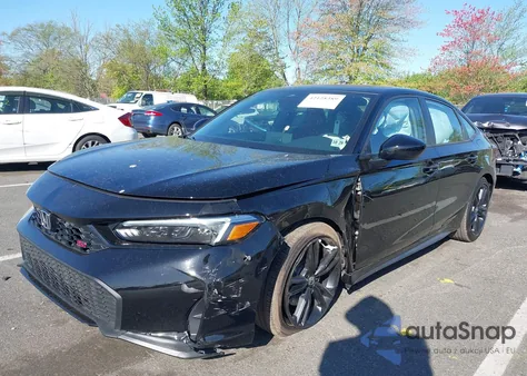 2025 Honda Civic Si Base W/High Performance Summer Tires/ из США, поврежденный, VIN 2HGFE1E57SH472900